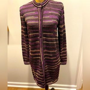 Missoni  striped cardigan. NWOT. Size 40 US small.